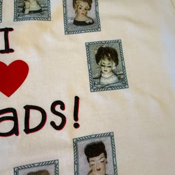 Vintage Kitschy Head Vase T-Shirt Size Med - Picture 8 of 17